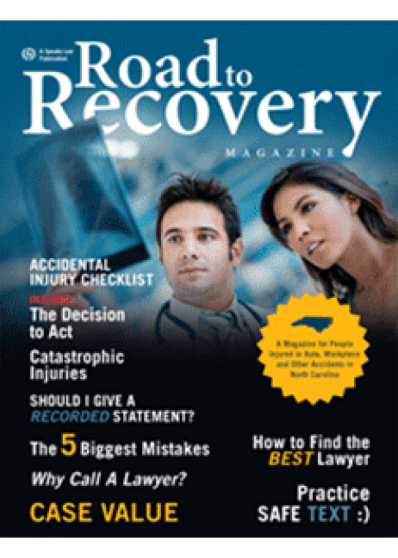 Road to Recovery Personal Injury Resource Book In Wilmington | Call (910) 341-7570