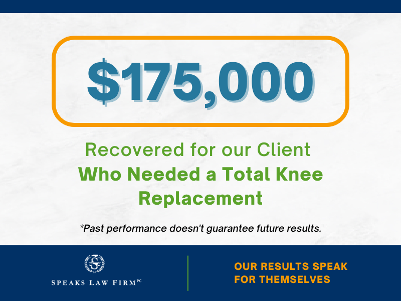 Speaks Law Firm Announces $175,000 Workers’ Comp Case Settlement