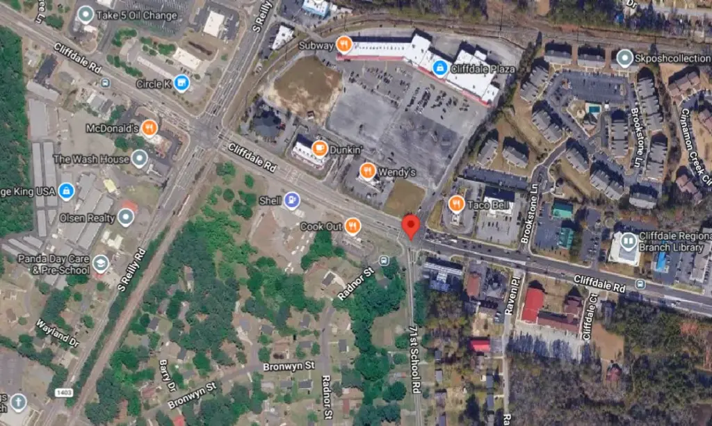 Fayetteville Crash Reported at Cliffdale Road and 71st School Road Intersection