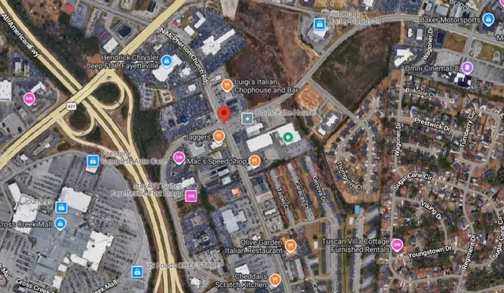 Accident Reported at McPherson Church Road and Sycamore Dairy Road in Fayetteville, NC