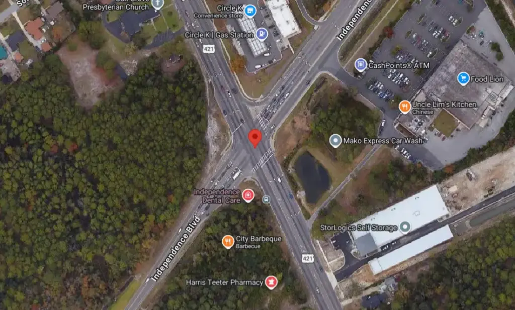 Wilmington NC Crash -Traffic Accident Reported at Carolina Beach Rd & Independence Blvd