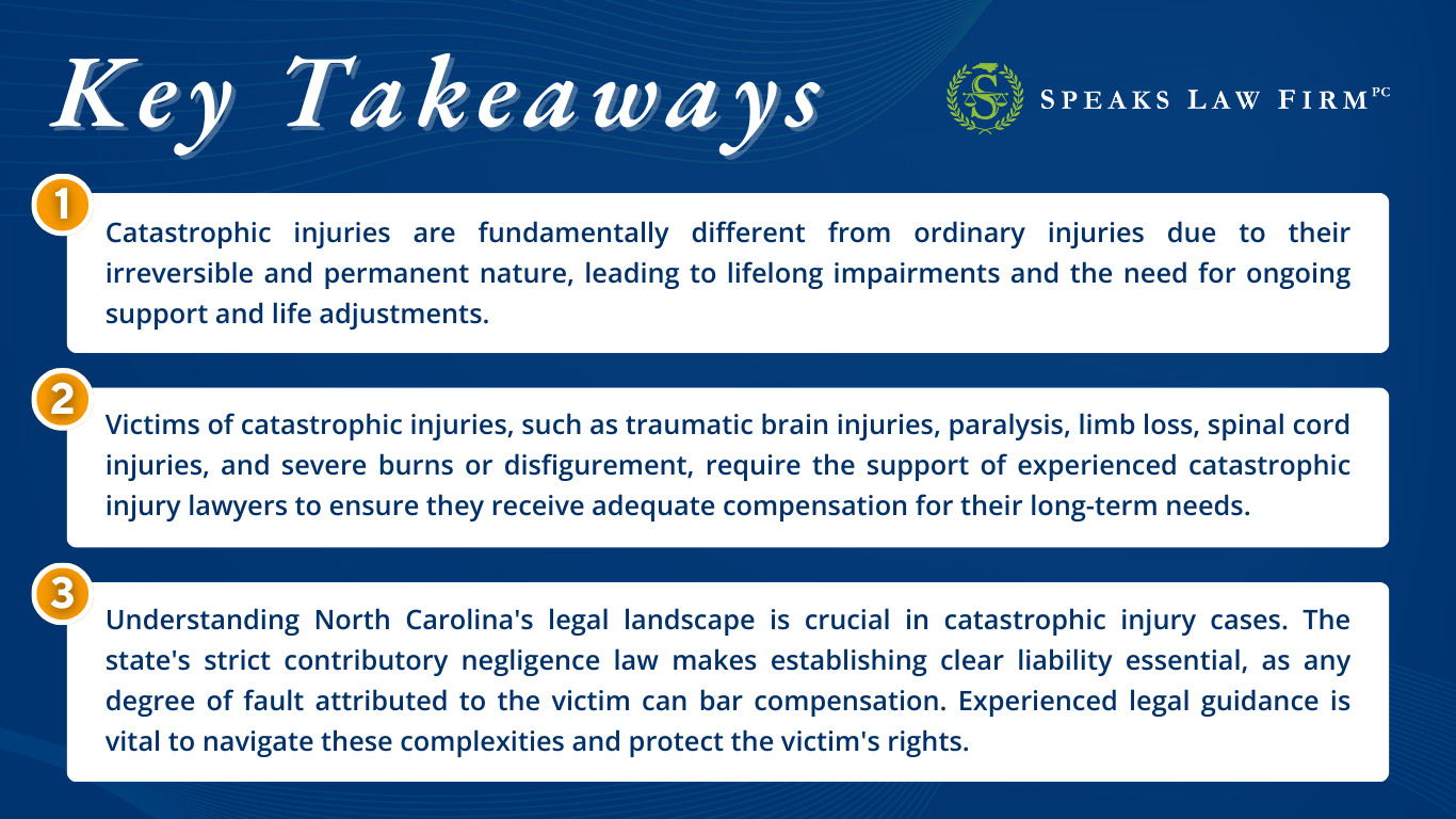 What Is a Catastrophic Injury? Experienced Charlotte Catastrophic Injury Lawyers Explain What You Need To Know 1 catastrophic injury lawyers