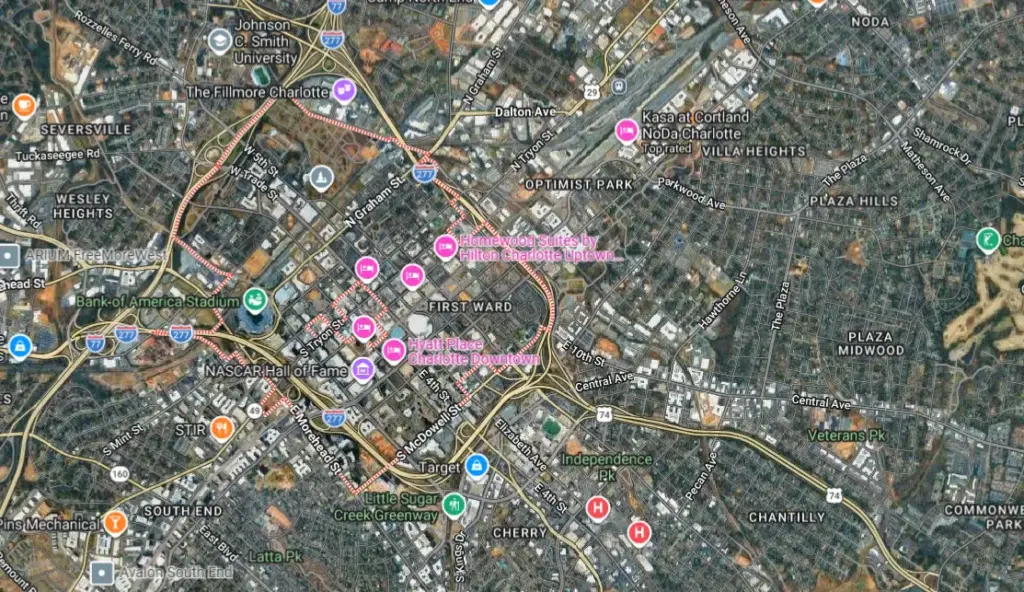 1 Dead, 3 Hurt After Overnight Crash and Shooting in Uptown Charlotte