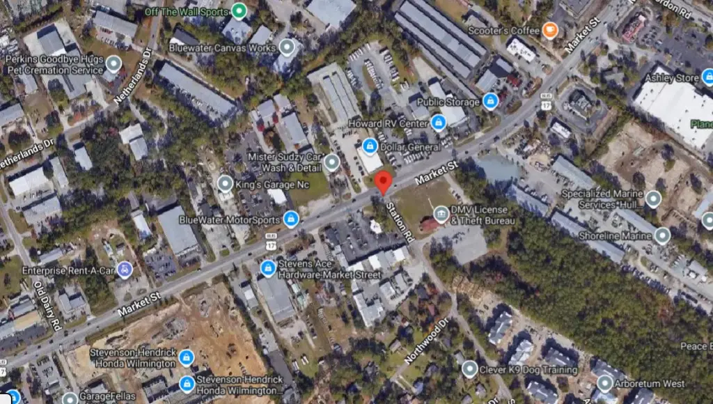 Fatal Motorcycle Crash on Market Street Near Wilmington, NC
