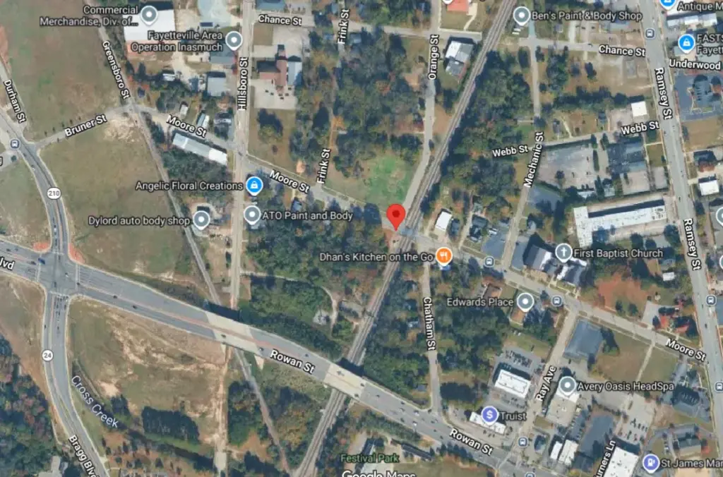Fayetteville NC Train Accident Leaves Person Dead Near Orange and Moore Streets