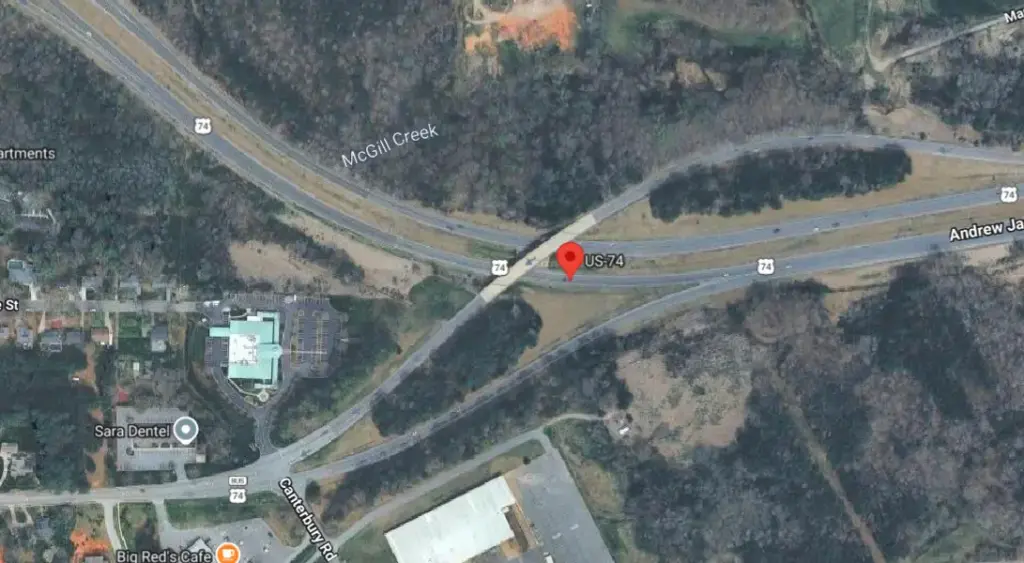 One Dead After Ambulance Overturns in Crash on US-74 in Gaston County, NC