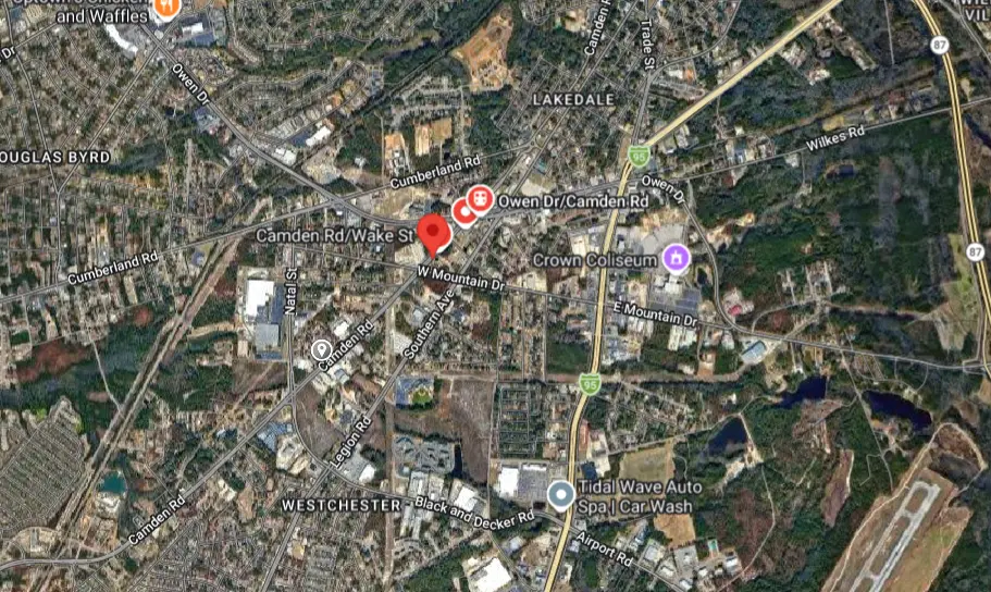 Fayetteville NC Car Accident Reported at Camden Road and Elk Road Intersection
