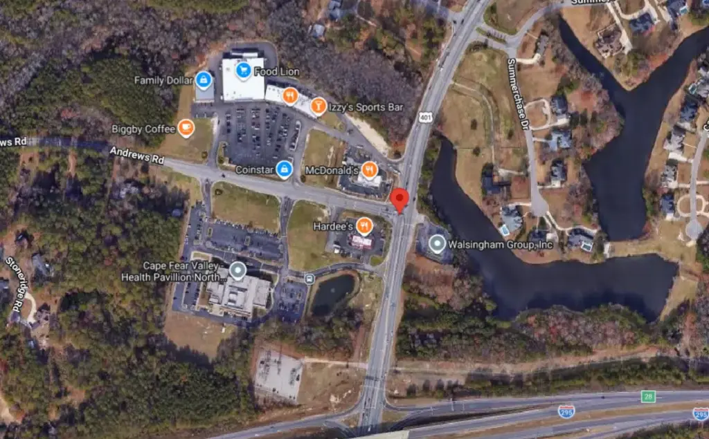Crash at Ramsey Street and Andrews Road in Fayetteville, NC Cleared