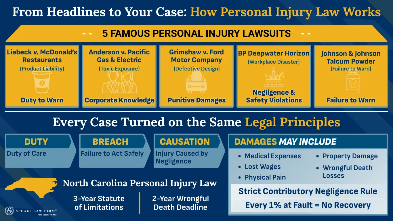 5 Famous Personal Injury Lawsuits That Made the Headlines 4 From Headlines to Your Case\_ How Personal Injury Law Works