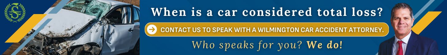 Wilmington car accident attorney explains when is a car considered total loss. Call (910) 341-7570 for a FREE case review if you’ve been in a car accident.