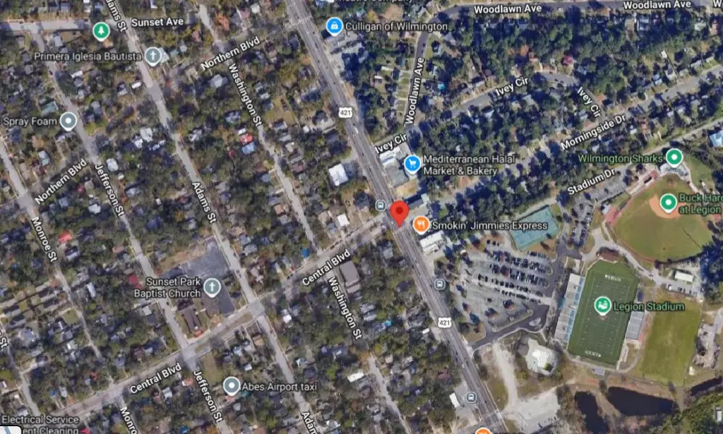 Wilmington NC Crash Kills Bicyclist Near Legion Stadium