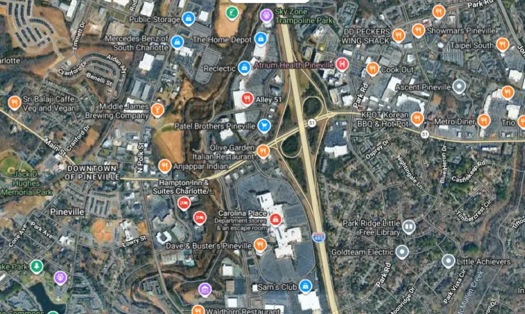 Charlotte Area Pedestrian Crash Leaves One Dead Near I-485 and NC-51 in Pineville