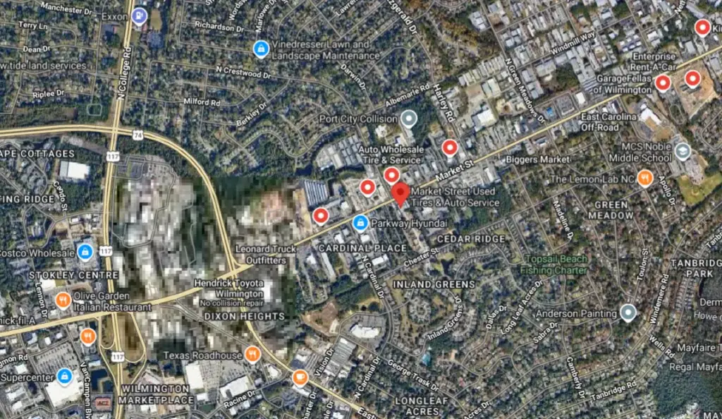 Three-Vehicle Crash on Market Street in Wilmington, NC Under Investigation