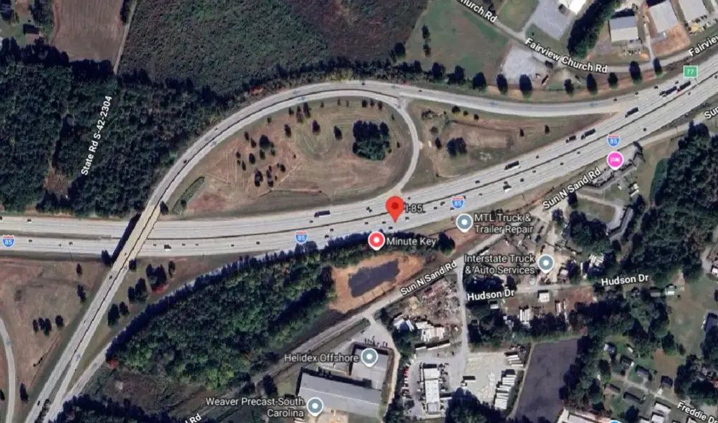One Person Injured in I-85 South Crash Between Sugar Creek and University City in Charlotte, NC