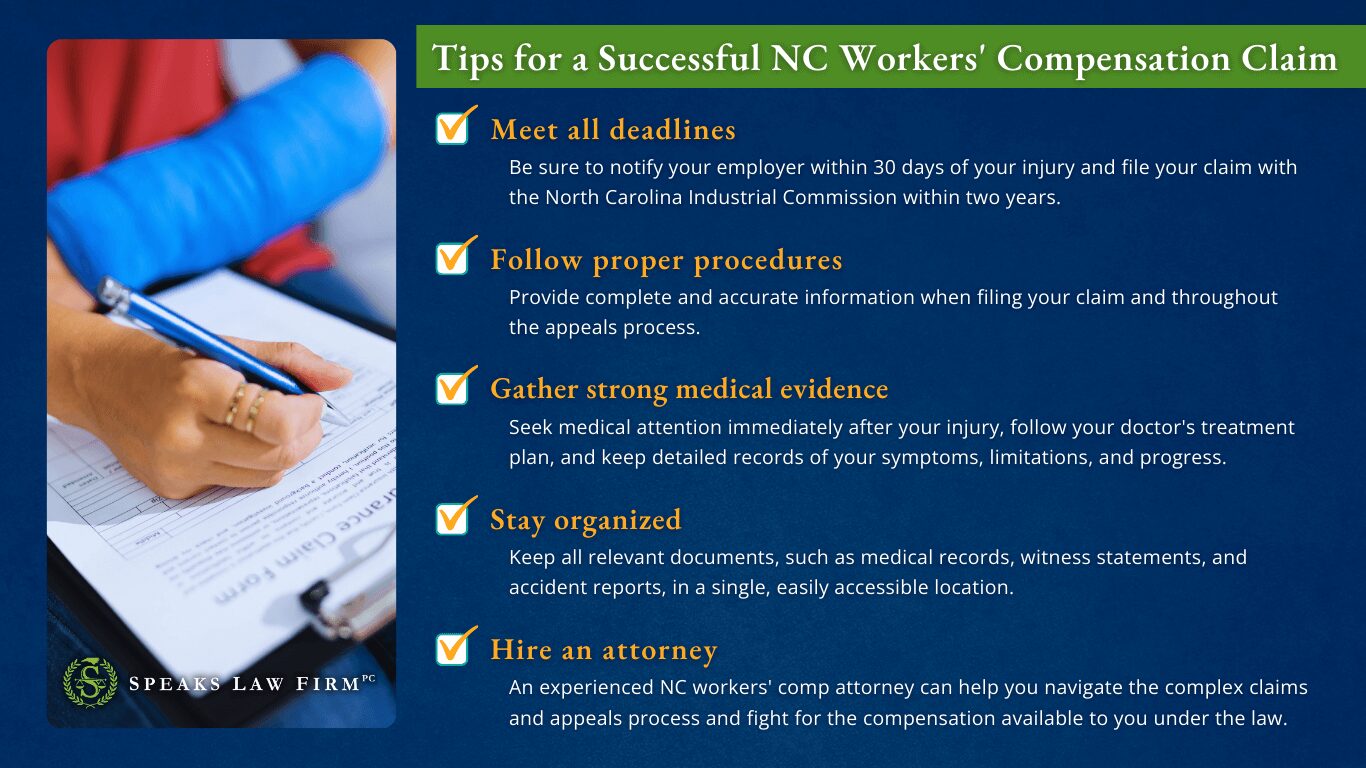 Denied Workers' Compensation Claim in Wilmington, NC: What Are the Reasons and How to Appeal 5 denied workers' compensation claim