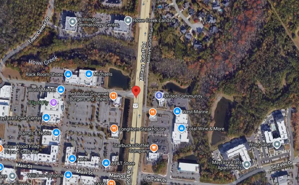 Hit-and-Run Crash Reported on Military Cutoff Road in Wilmington, NC