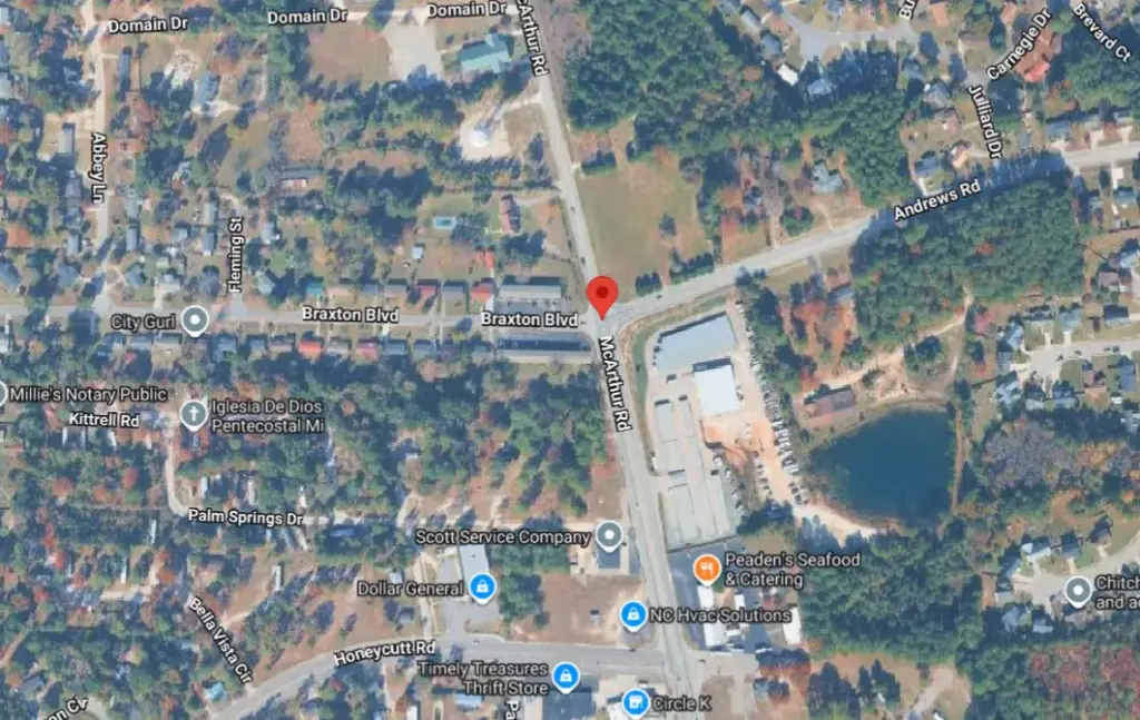 Disabled Vehicle Near McArthur Road and Andrews Road in Fayetteville, NC