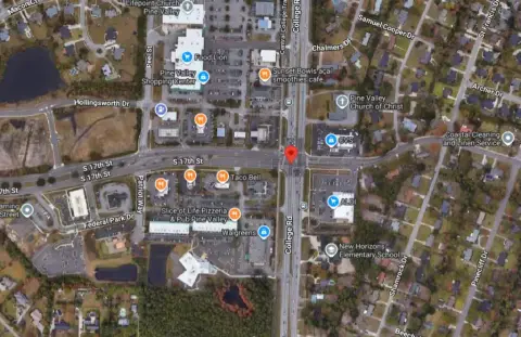 Wilmington, NC Crash: Car Hits First Citizens Bank on South College Road