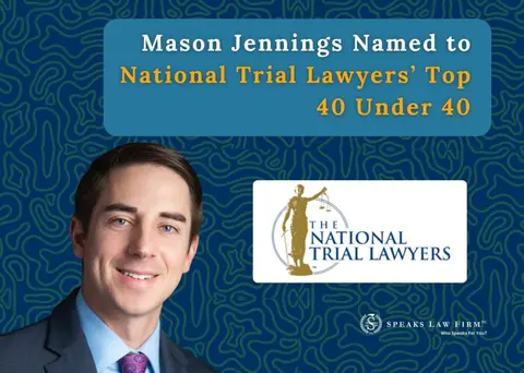 Mason Jennings Named to National Trial Lawyers’ Top 40 Under 40