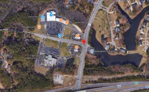 Crash at Ramsey Street and Andrews Road in Fayetteville, NC Cleared