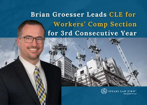 Brian Groesser Leads CLE for Workers’ Comp Section for 3rd Consecutive Year