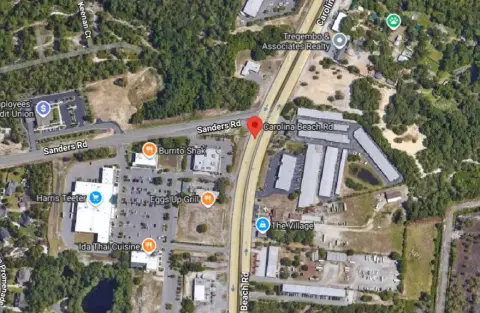 Two-Vehicle Crash Near Burger King on Carolina Beach Rd
