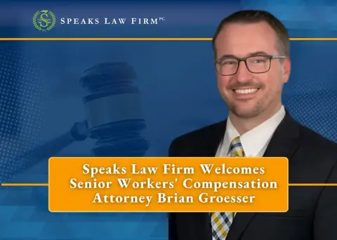 Speaks Law Firm Welcomes Senior Workers’ Compensation Attorney Brian Groesser