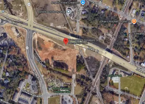 Vehicle Accident on Rowan Street Near Hillsboro Street in Fayetteville