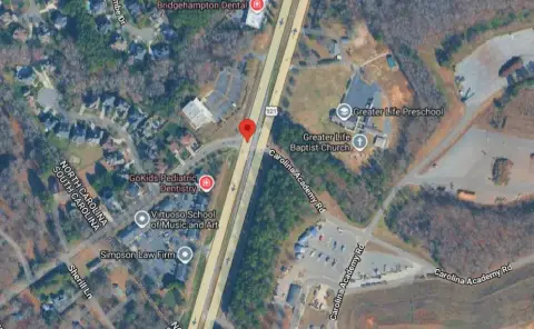 Vehicle Crash at Lancaster Hwy & Carolina Academy Rd Intersection in Charlotte, NC