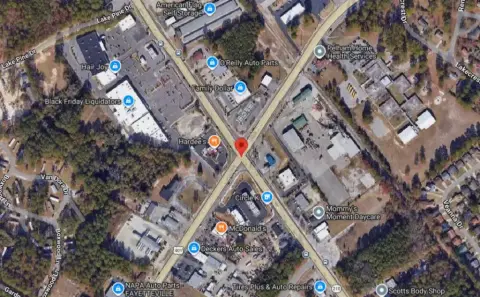 Vehicle Overturns at Murchison Road and Pamalee Drive in Fayetteville
